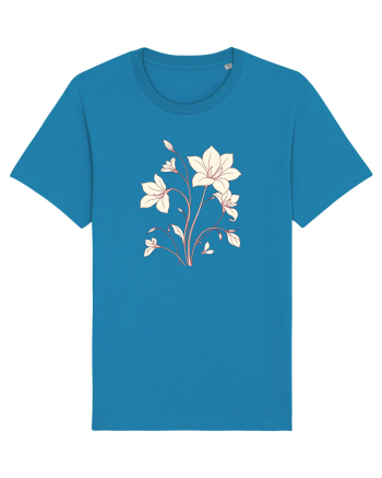 FLORAL GEOMETRIC - CRINI Azur
