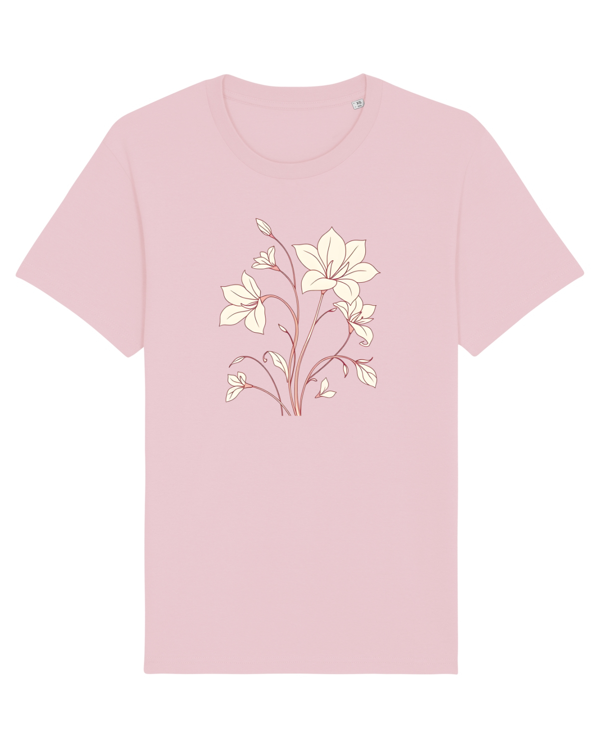 Tricou mânecă scurtă Unisex Rocker Cotton Pink