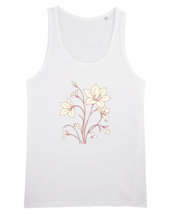 FLORAL GEOMETRIC - CRINI White