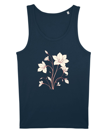 FLORAL GEOMETRIC - CRINI Navy