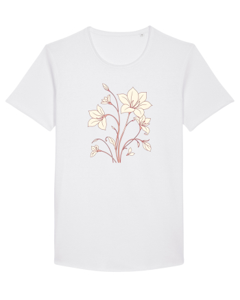 FLORAL GEOMETRIC - CRINI White