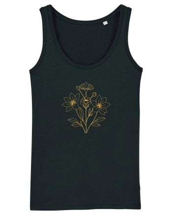 FLORAL GEOMETRIC - CRINI 2 Black