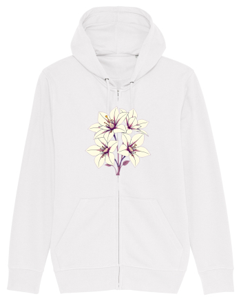 FLORAL GEOMETRIC - CRINI 3 White