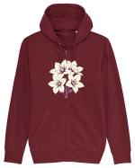 FLORAL GEOMETRIC - CRINI 3 Hanorac cu fermoar Unisex Connector