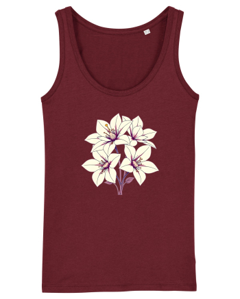 FLORAL GEOMETRIC - CRINI 3 Burgundy