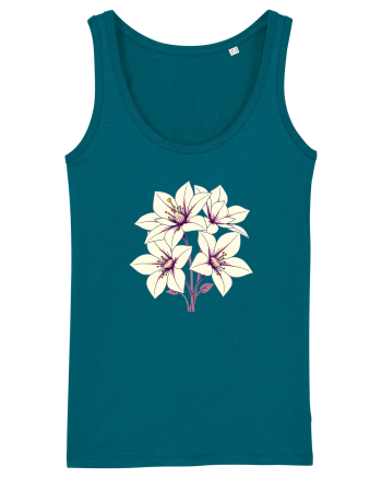 FLORAL GEOMETRIC - CRINI 3 Ocean Depth
