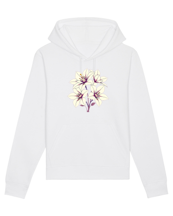 FLORAL GEOMETRIC - CRINI 3 White