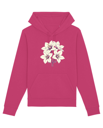 FLORAL GEOMETRIC - CRINI 3 Raspberry