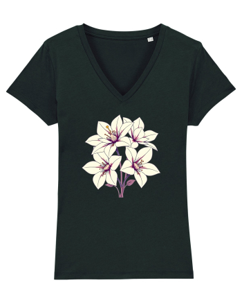 FLORAL GEOMETRIC - CRINI 3 Black