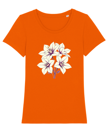 FLORAL GEOMETRIC - CRINI 3 Bright Orange