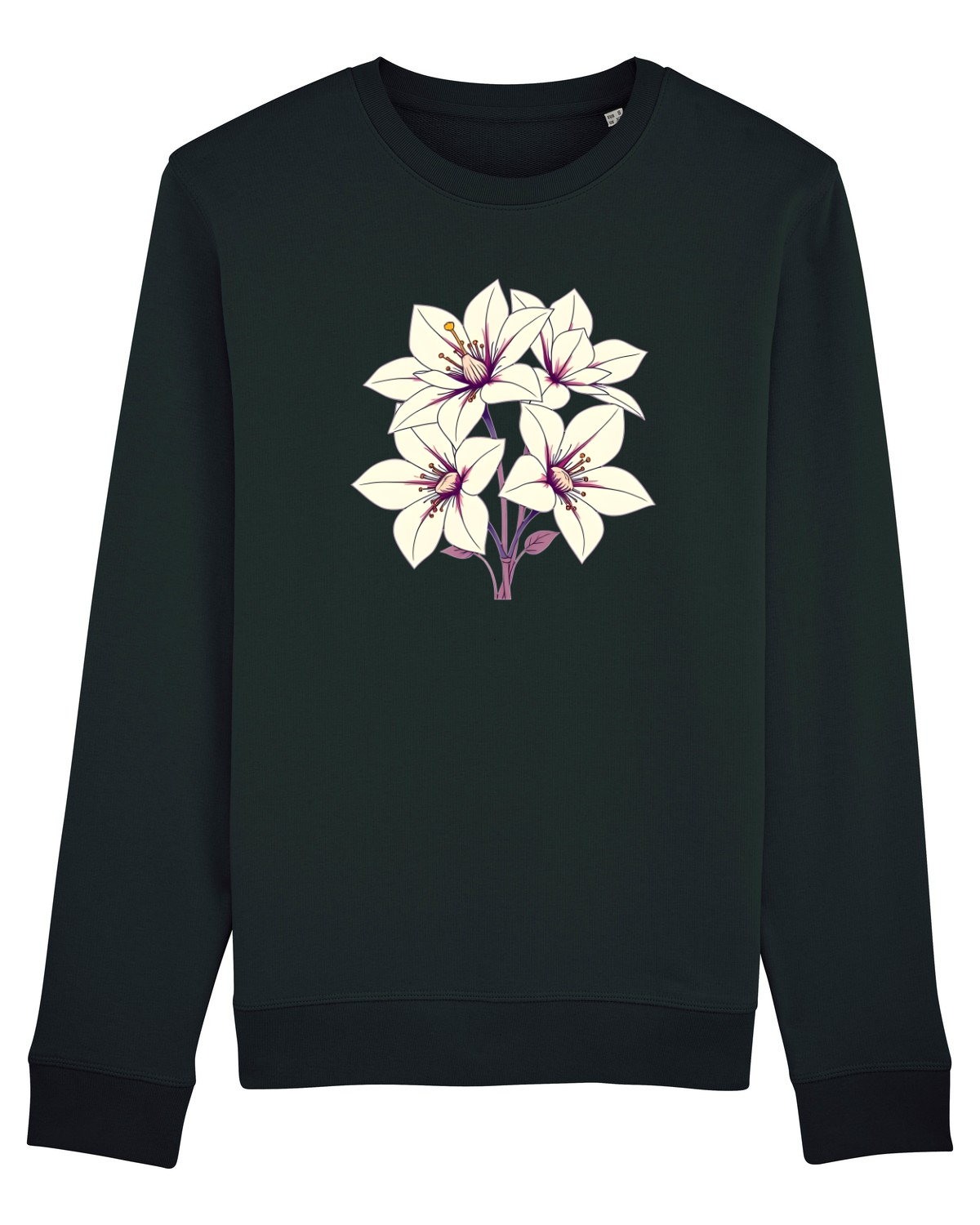 Bluză mânecă lungă Unisex Rise Black