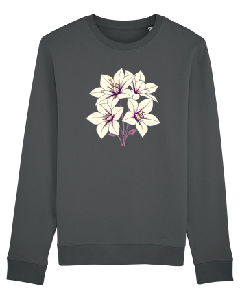 FLORAL GEOMETRIC - CRINI 3 Anthracite