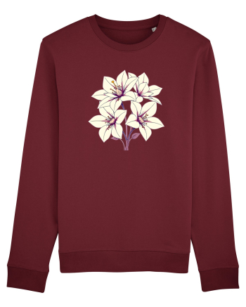 FLORAL GEOMETRIC - CRINI 3 Burgundy