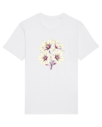 FLORAL GEOMETRIC - CRINI 3 White