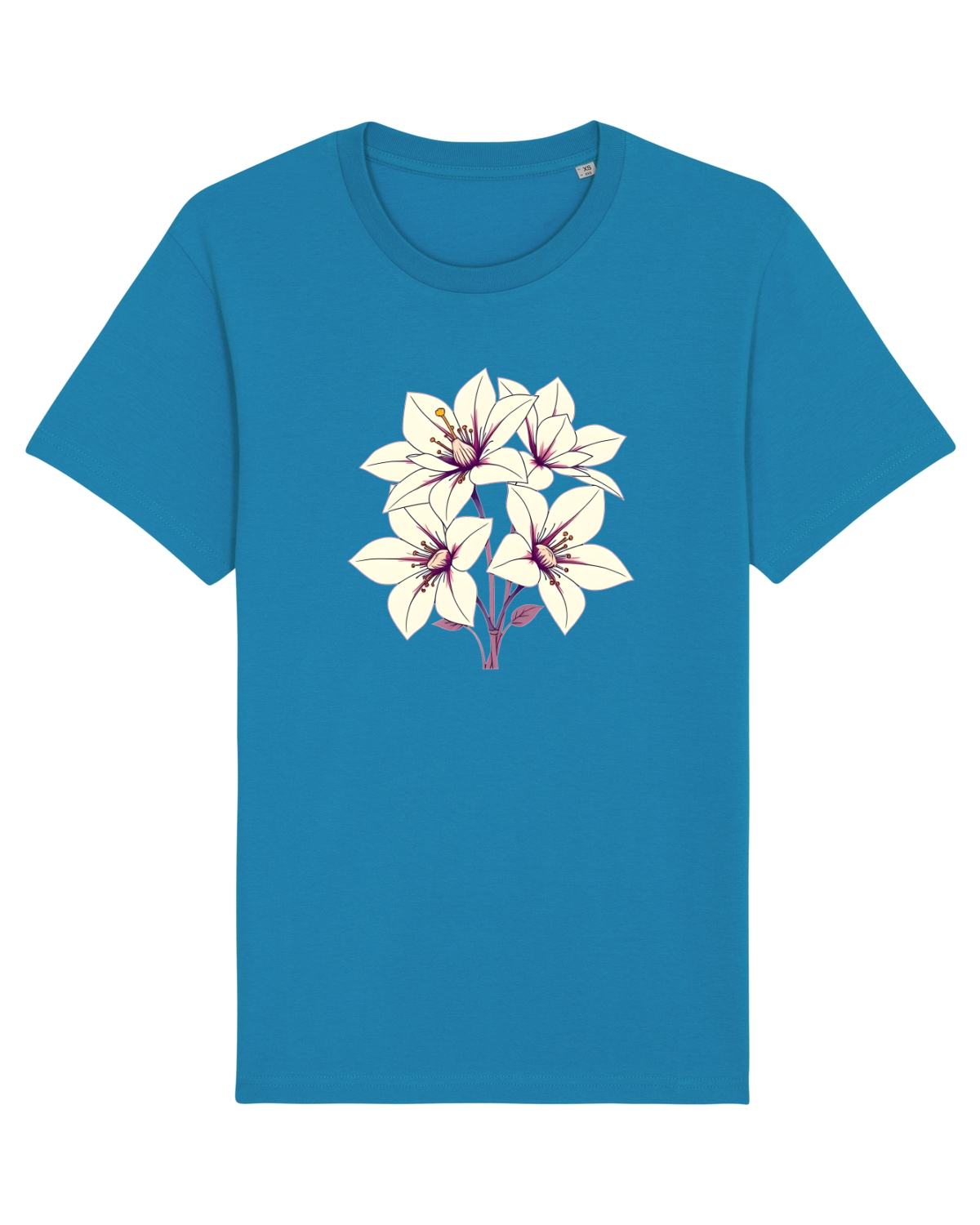 Tricou mânecă scurtă Unisex Rocker Azur
