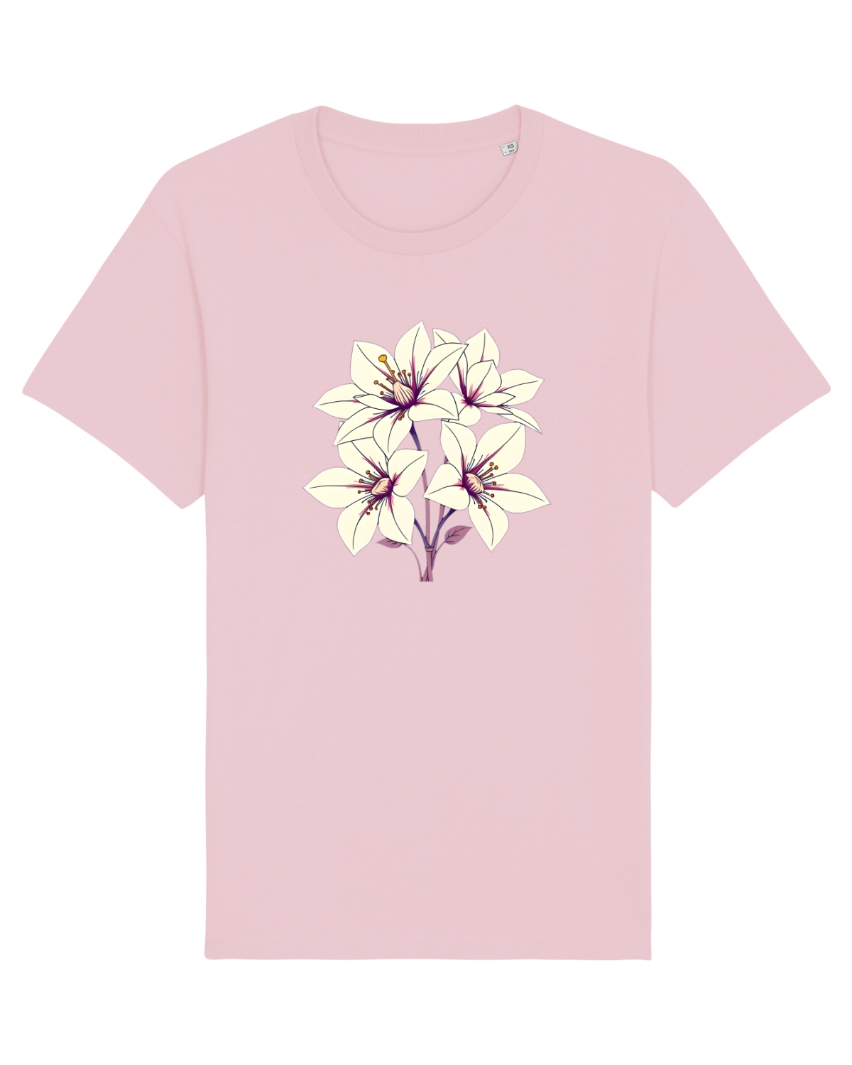 Tricou mânecă scurtă Unisex Rocker Cotton Pink