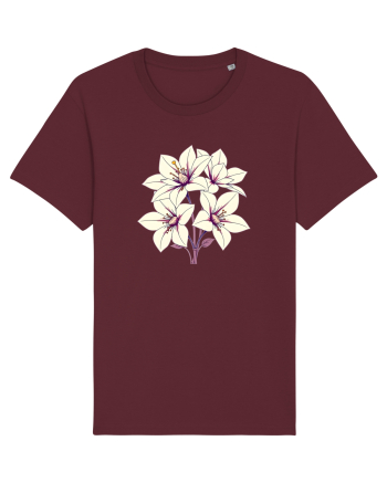 FLORAL GEOMETRIC - CRINI 3 Burgundy