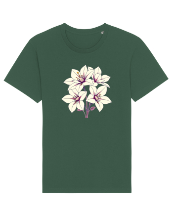 FLORAL GEOMETRIC - CRINI 3 Bottle Green