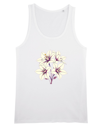 FLORAL GEOMETRIC - CRINI 3 White