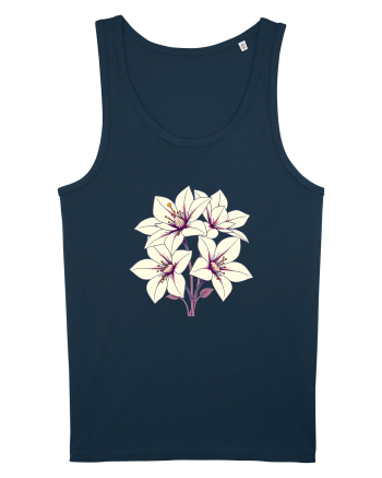 FLORAL GEOMETRIC - CRINI 3 Navy
