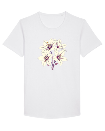 FLORAL GEOMETRIC - CRINI 3 White