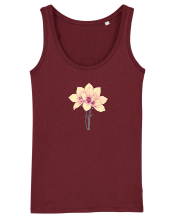 FLORAL GEOMETRIC - CRINI 4 Burgundy