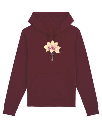 FLORAL GEOMETRIC - CRINI 4 Burgundy