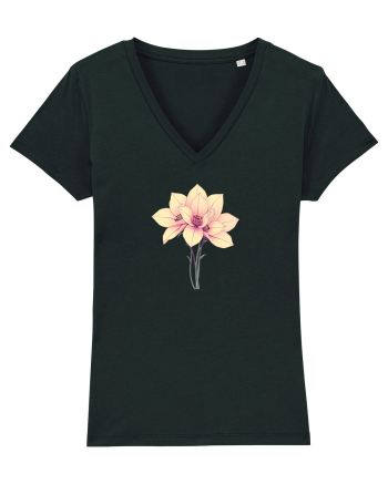 FLORAL GEOMETRIC - CRINI 4 Black