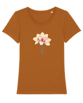 FLORAL GEOMETRIC - CRINI 4 Roasted Orange