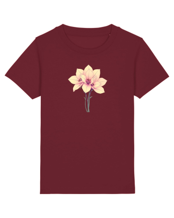 FLORAL GEOMETRIC - CRINI 4 Burgundy