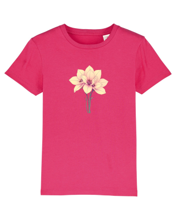 FLORAL GEOMETRIC - CRINI 4 Raspberry