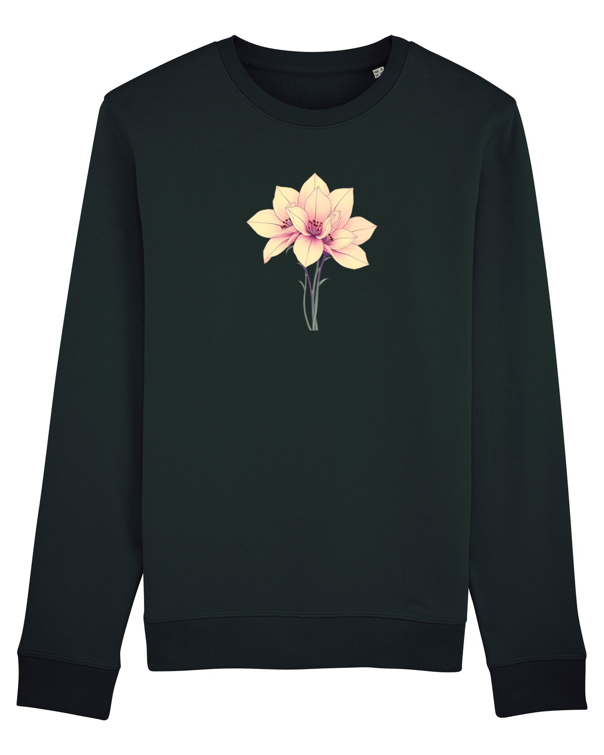 Bluză mânecă lungă Unisex Rise Black
