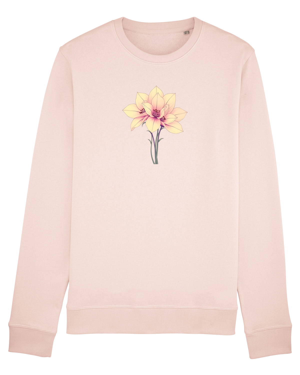 Bluză mânecă lungă Unisex Rise Candy Pink