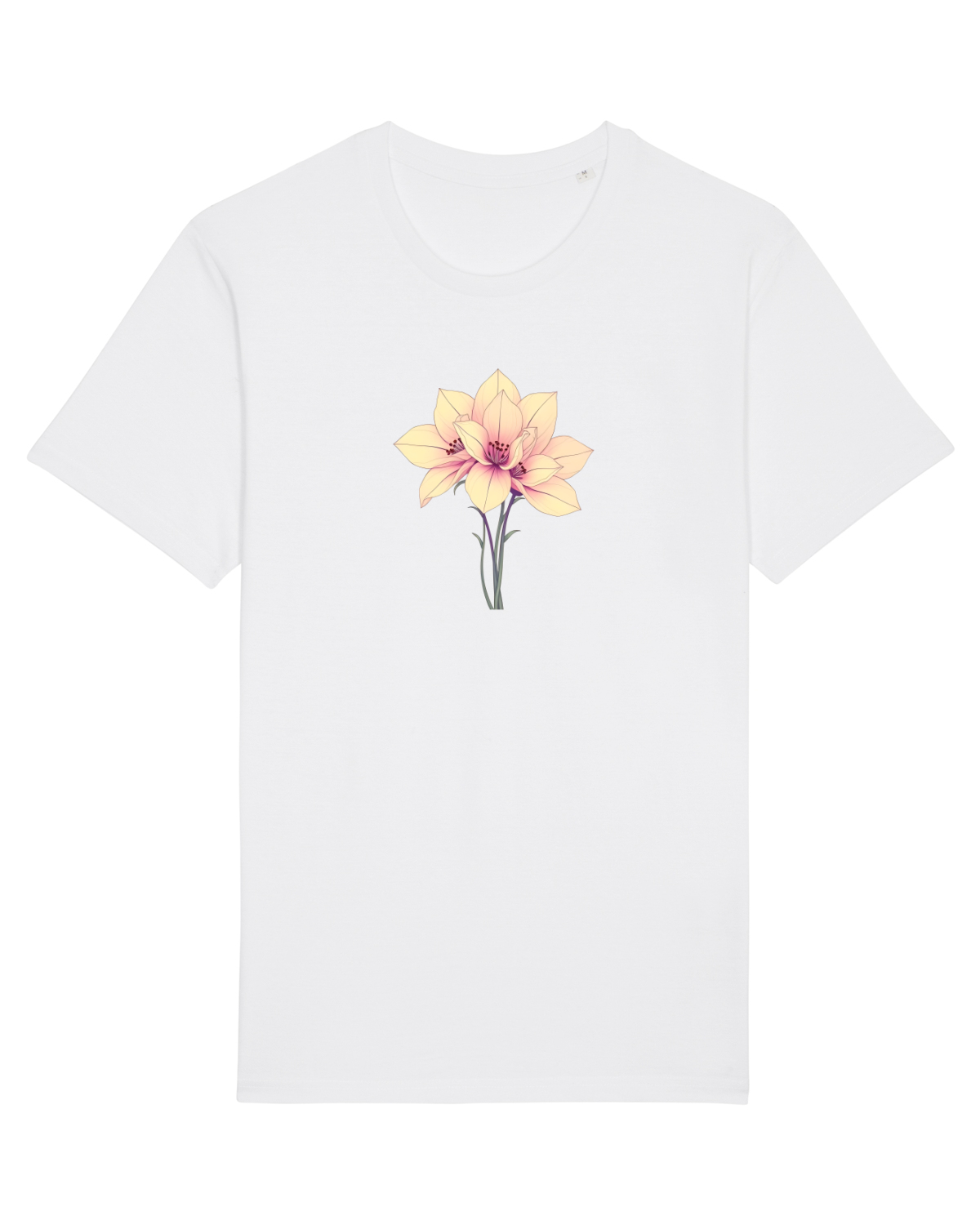 Tricou mânecă scurtă Unisex Rocker White