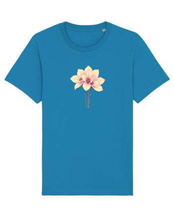 FLORAL GEOMETRIC - CRINI 4 Azur