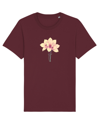 FLORAL GEOMETRIC - CRINI 4 Burgundy