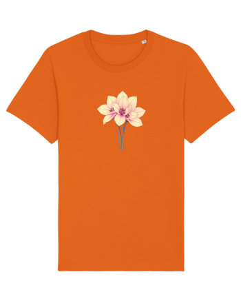 FLORAL GEOMETRIC - CRINI 4 Bright Orange