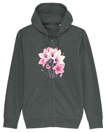 FLORAL GEOMETRIC - CRINI 5 Anthracite