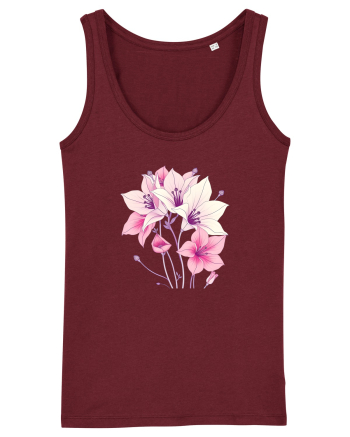 FLORAL GEOMETRIC - CRINI 5 Burgundy