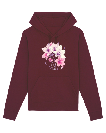 FLORAL GEOMETRIC - CRINI 5 Burgundy