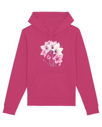 FLORAL GEOMETRIC - CRINI 5 Raspberry