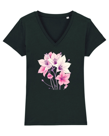 FLORAL GEOMETRIC - CRINI 5 Black