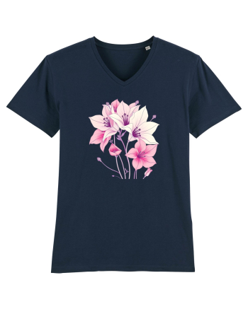 FLORAL GEOMETRIC - CRINI 5 French Navy