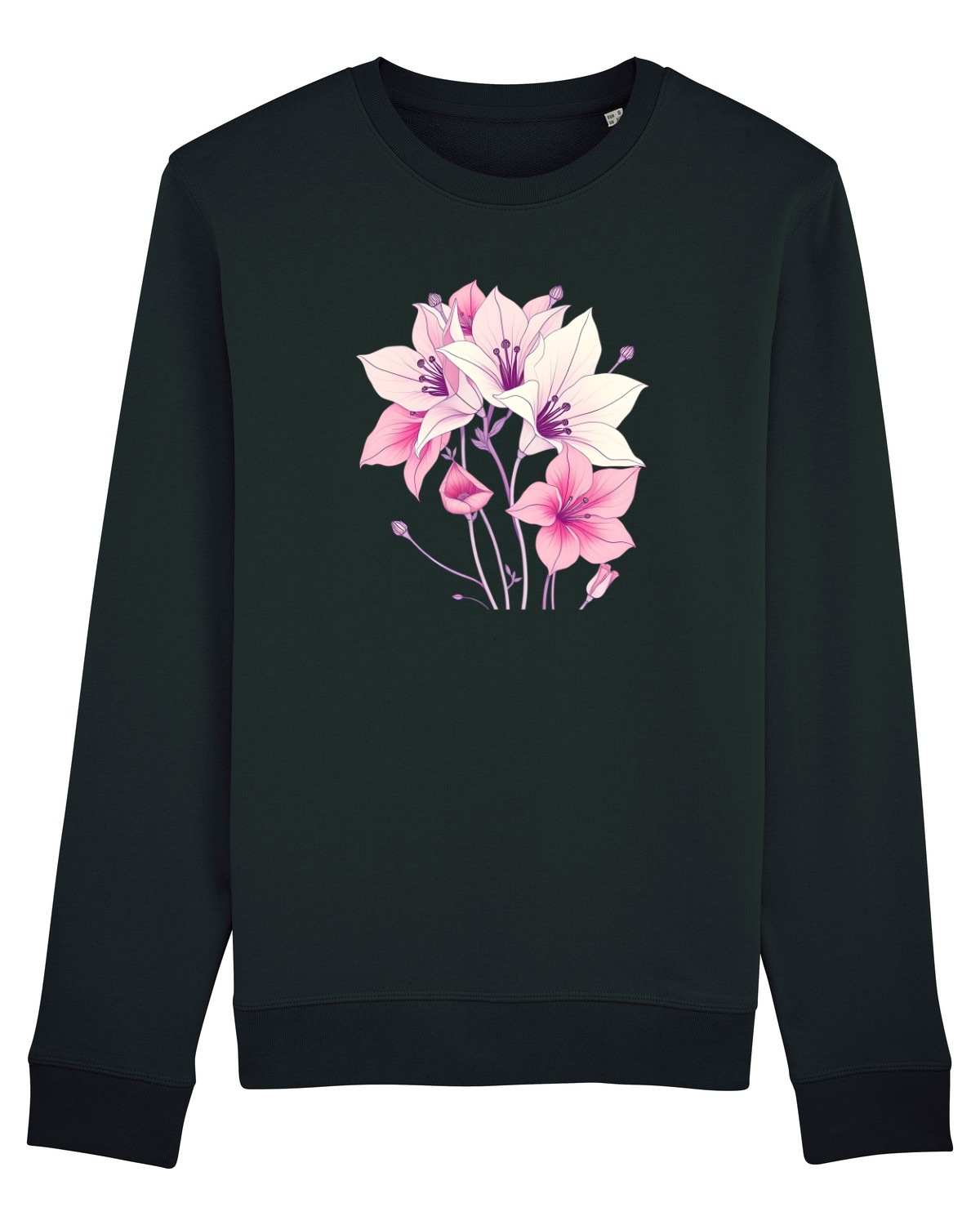 Bluză mânecă lungă Unisex Rise Black
