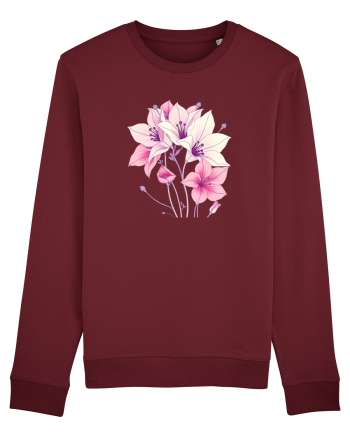 FLORAL GEOMETRIC - CRINI 5 Burgundy
