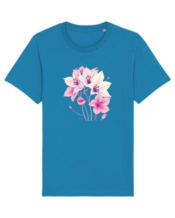 FLORAL GEOMETRIC - CRINI 5 Azur