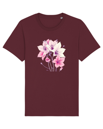 FLORAL GEOMETRIC - CRINI 5 Burgundy