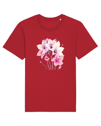 FLORAL GEOMETRIC - CRINI 5 Red