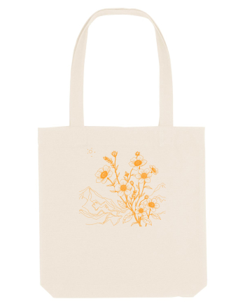 FLORAL GEOMETRIC PEISAJ MUNTE 3 Natural