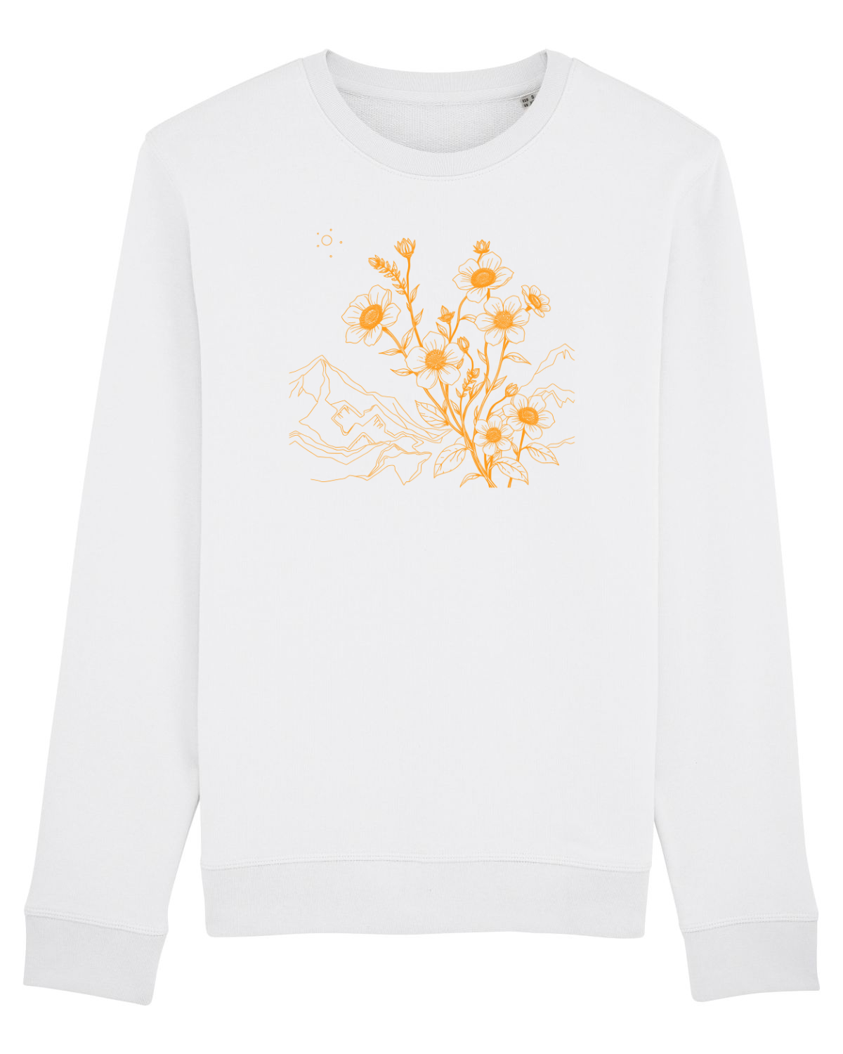 Bluză mânecă lungă Unisex Rise White